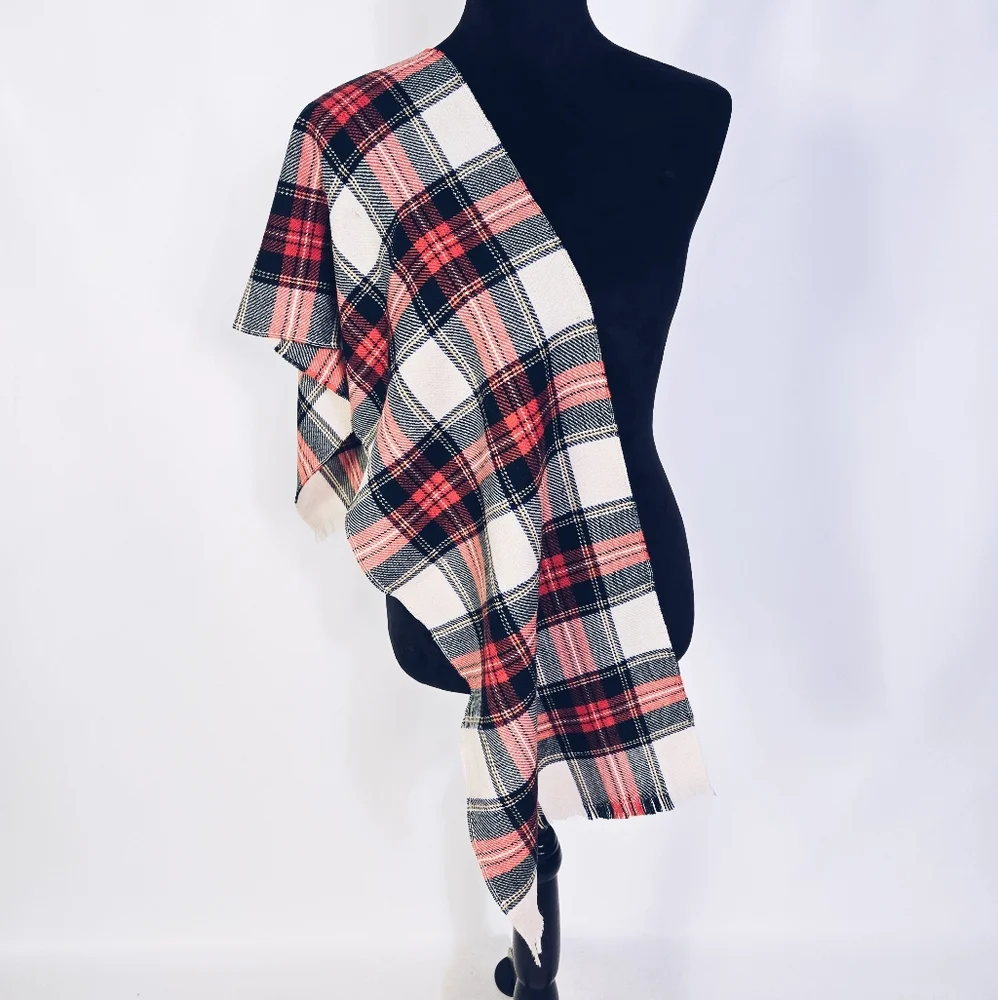Plaid Zephyr Wool Scarf
